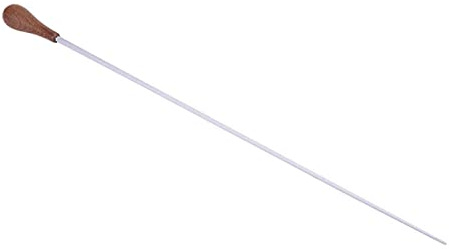 Asixxsix Wood Handle Musikdirigent Stafettpinnen för Symfoniledare Körledare, Idealisk för Bandledare, Premium Quality Wood Baton