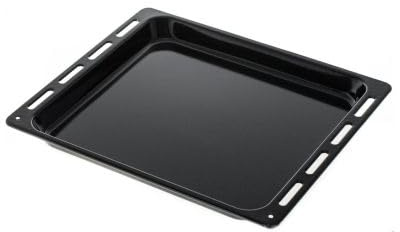 DL SERVICE Leccarda per Forno Candy 35x44,5 cm, leccarda nera smaltata di alta qualità, resistente alle alte temperature, ricambio originale codice 42807319