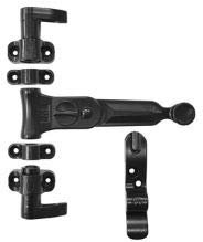 Kit spagnoletta SERIE D 8 907-05. Un unico Kit utilizzabile sia per chiusure ad un’anta che a due ante rotazione completa a 180°