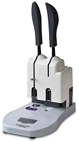 Bürozubehör, Bindemaschine, Arbeitssparende Bindemaschine, Bindemaschine für Finanzdokumente, Schürzenbindemaschine (Farbe: Weiß, Größe: 20,3 x 24 x 31,8 cm)
