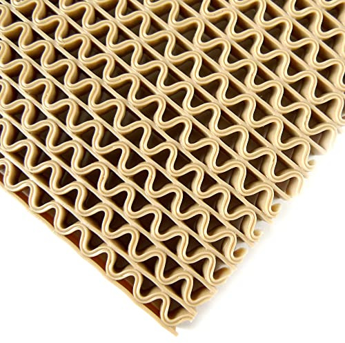 VinWave Mini 1/4 Thick Vinyl PVC Wet Area Anti-Slip Drainage Mat. for Indoor/Outdoor Usage But Must Not Be Exposed to Direct Sunlight