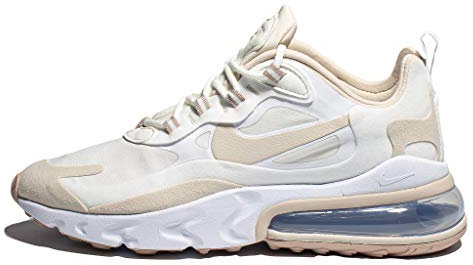 Nike Air Max 270 React Women's Shoe, Scarpe da Corsa Donna, Summit White/lt Orewood BRN-White, 36.5 EU