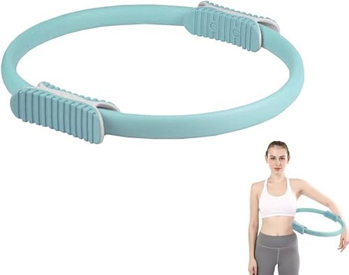 MAGIC SELECT Cerchia di Pilates - Anello per Pilates - Anello per Impugnatura Doppia per Pilates - Cerchio Fitness - per Resistenza, Palestra, rafforzamento da Donna. Diametro 37,5cm (P1608)