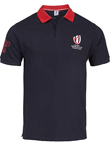 Rugby World Cup Polo RWC – Offizielle Kollektion Rugby-Weltmeisterschaft 2023 – Größe XXXL, blau, M