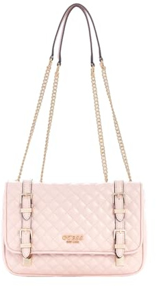GUESS Adam Convertible Crossbody Flap, Rosa pallido, taglia unica