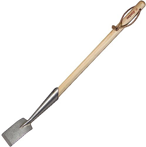 Darlac Garden Spade Hoe - Short Handle Garden Hoe with Narrow Spade Head– Ideal for Weeding Crowded Flowers and Vegetable Beds