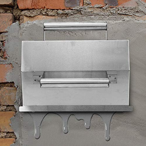 Tyenaza Cazzuola per Rasatura, Frattazzo per Intonaco in Acciaio Inossidabile, Frattone per Rasatura a Doppio Manico, per la Decorazione di Piastrelle per Intonaco a Mano