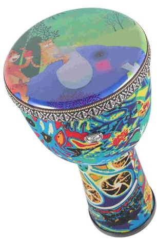 Djembe Trommel Afrikanische Djembe Anfänger-Handtrommel, Percussion-Trommel, Bemaltes Muster, Handtrommel-Instrument Für Anfänger