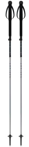 ONE WAY MTX AL Vario Outdoor Durable Versatile Compact Foldable Adjustable Length 115-135cm Aluminum Trekking Stöcke mit Hartmetallspitze & austauschbarem Korb - Paar