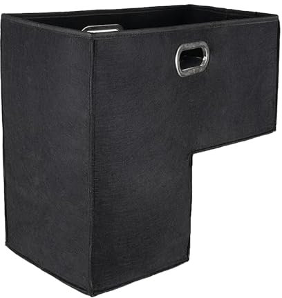 Treppenkorb, L-förmiger Treppenkorb, zusammenklappbarer Treppenkorb, Filz-Treppen-Aufbewahrungs-Organizer, Treppenstufen-Korb für Holztreppen, Aufbewahrungs-Organizer, Heimdekoration