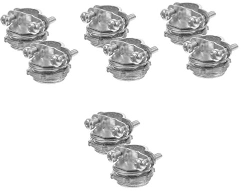 Artibetter 4sets Sturdy Zinc Alloy Wire Clamp 1/2 Inch Cable Clamp Cable Connectors for Conduit 2pcs*4