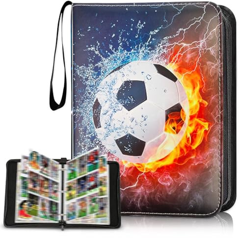Sammelalbum Fußball Karten 50 Seiten für 900 Karten: alle Typen kompatibel