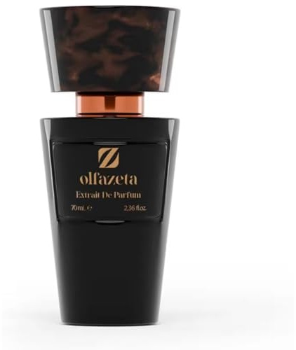 Olfazeta 105 – Parfum Unisexe 70 ml (Extrait 30%) | Café noir gourmand · Rose délicate · Ambre Vanille & Musc blanc