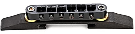 Verchromte Verstellbare Palisander Basisbrücke Saitenhalter Für Jazzgitarre Roller Sattelbrücke Für LP Archtop Zubehör