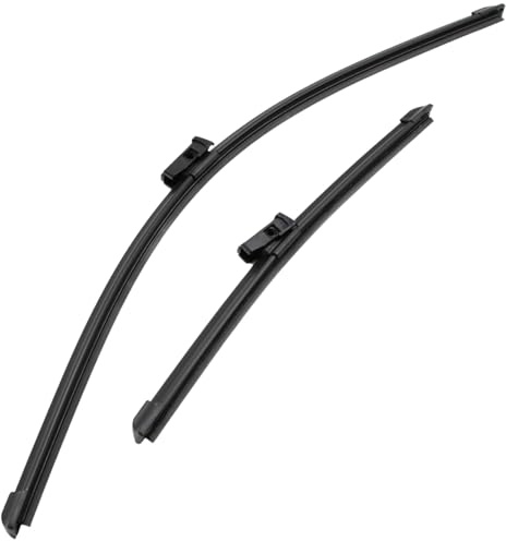 BIAREN Front Windscreen Wiper Blade For Fiat Abarth 500 500C (2007 Onwards) Ford Ka Mk2 (2010-2016) Renault Zoe (2013 Onwards) - 24 & 14 (600mm/350mm) - 51834998-2 pcs