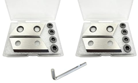 Generico Lame di Ricambio per Biotrituratore da Giardino con Bulloni M10 | Compatibili Sturm GBE2400C 2400w, RSH2545B