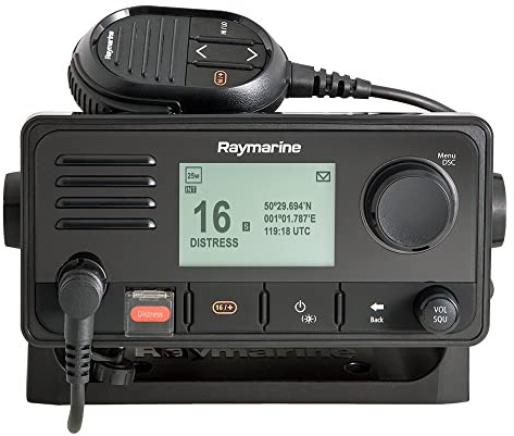 Raymarine E70517, Ray73 Marine VHF Radio with Hailer and GPS