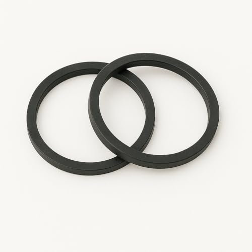 Trap Inlet Rubber Seal Washer 1-1/4 32MM (Pack of 2) – Black Rubber Gasket Seals for Standard Waste Trap Tops & Pipe Fittings – Leakproof Plumbing Installation Washers