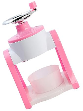 DELURA 1pc Ice machine mini portable shaver ice crushers for home use shavemate mini snowball machine hand held ice crusher hand crank ice shaver abs resin Home Use Ice Shaver Handheld/473