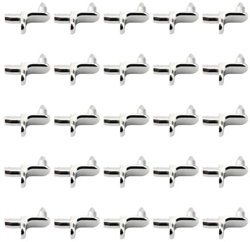 25 chiodi di supporto per scaffali, chiodi per scaffali, portapenne, matite per scaffali, per mobili, librerie, armadi e armadi da cucina