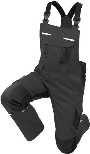 Qualitex iND Latzhose Cargo Arbeitshose Stretch Flex Workwear Herren Premium