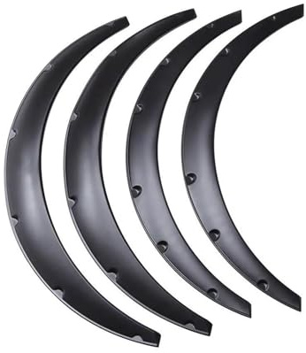 Guardabarros Universal para Arco Rueda Embellecedor Guardabarros, Tiras Protectoras Antiarañazos para VW para Polo Guardabarros Ensanchados Pasos Rueda