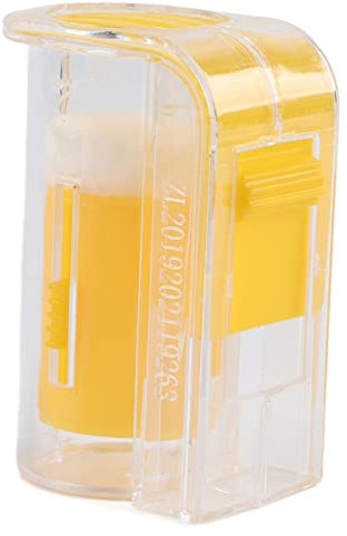 Bienenkönigin-Markierungsflasche, tragbarer, transparenter, gelbhändiger Bienenkönigin-Fänger-Clip-Halter, Bienenkönigin-Käfig für Imker-Werkzeug