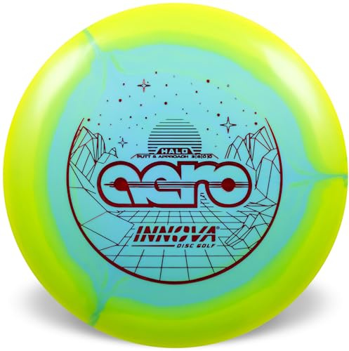 Innova Limited Edition Halo Star Aero Disc Golf Putter – One Disc Round, Flies Straight (Colors May Vary) (175-177g)