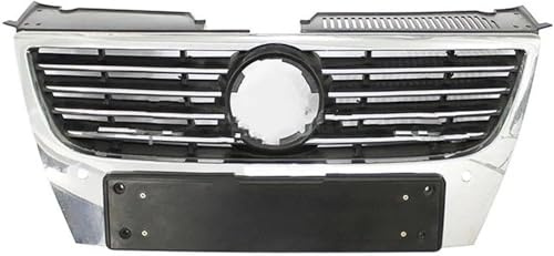 BCGFTSA Coche Rejilla Delantera para VW Passat B6 2006-2011 Coche Parrilla Radiador Parachoques Delantero Parrilla Riñón Parrilla