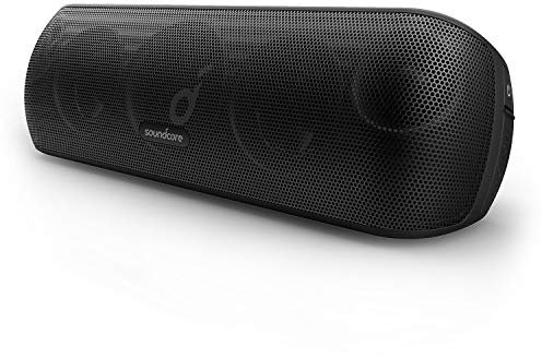 soundcore Motion+ Bluetooth Speaker - Portable, Hi-Res 30W Audio, Enhanced Bass and Treble, Wireless, Customizable EQ, 12H Playtime, IPX7 Waterproof, USB-C, Ideal for Home Office