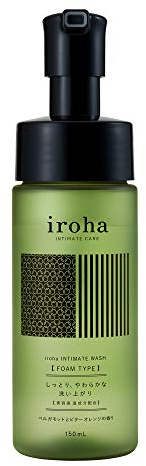 iroha Intimate Care Foam Type- Feminine Wash with Citrus & Bergamot | pH Balanced Refreshing Odor Control Hygiene Care for Women | Made in Japan 5 fl oz