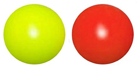 Les Paquet Noir LCN – 10 Neon-Kugeln 3 cm – zufällige Farbe – Petanque Schweinchen – 866