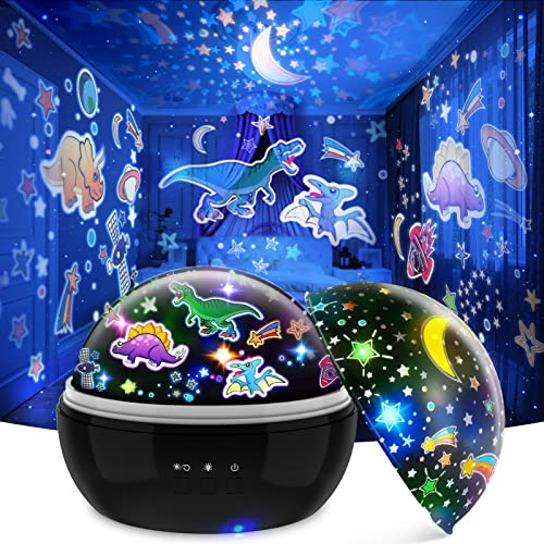 Tesoyzii Dinosaure Jouet 2 3 4 5 6 7 8 Ans Lampe Dinosaure Cadeau Garcon 2-6 Ans Veilleuse Projecteur Enfant 2-8 Ans Dinausore Veilleuse Bébé