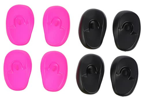 8pcs Earmuffs Hair Coloring Ear Shield Ear Protectors for Hair Dryer Ear Caps Hair Dye Ear Highlights Cap Ear Cover Hair Color Ear Protectors Heat Protector Plastic
