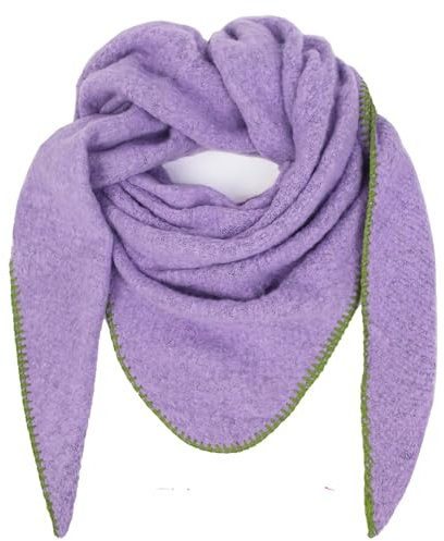 Glamexx24 Damen Schal - Damen Halstuch -viele Farben - Dreiecksform - Unisex - Winterschal Sommerschal XXL Schal Muster Schal Trend Schal sehr weicher Schal