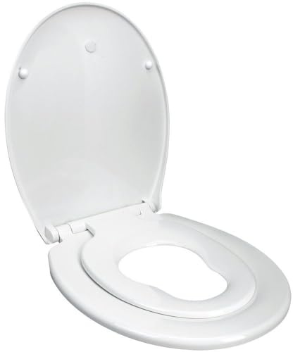 Kinder-WC-Sitz mit integriertem Kindersitz, Absenkautomatik Funktion, Absenkautomatik Funktion