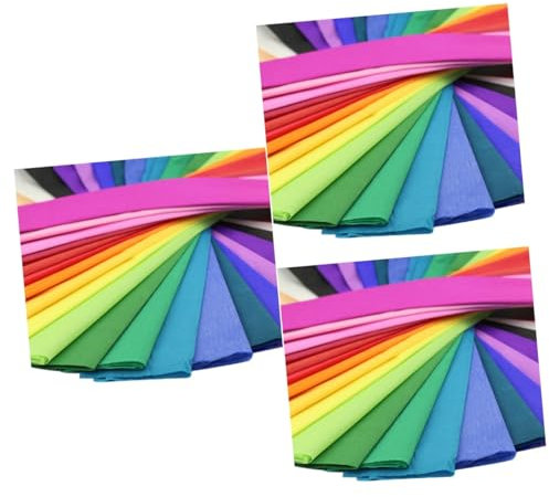 Lot de 9 paquets de papier origami pour floraux - Papier de soie pour bouquets de fleurs - Serviettes en colorées - Bouquet - abrasif