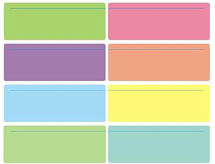 DOETYD 8 Pcs Dyslexia Overlays Coloured Dyslexia Reading Strips Highlight Dyslexia Reading Aids for Dyslexia Irlens, ADHD and Visual Stress