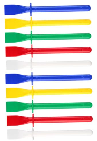 ANDRESLAD 10pcs Leather Craft Tool Glue Spreaders Glue Smears Sticks Applicator for Crafts Pu Leather Gluing Tool