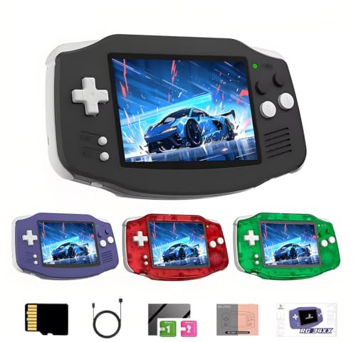 JOYARCH Console di gioco portatile RG 34XX da 128 GB con 8000+giochi, schermo IPS Cortex-A53 Linux a 64 bit, emulatore video retrò, lettori di gioco portatili, regalo per ragazzi e ragazze