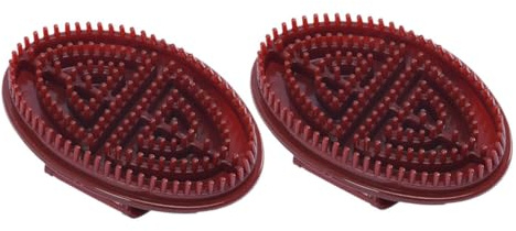 BEBEMOKO 2 Stück Massagebürste für Körper und Kopf Akupressur Massager mit Ergonomischem Design zur Muskelentspannung und Tiefengewebemassage Tragbar für Zuhause und Unterwegs