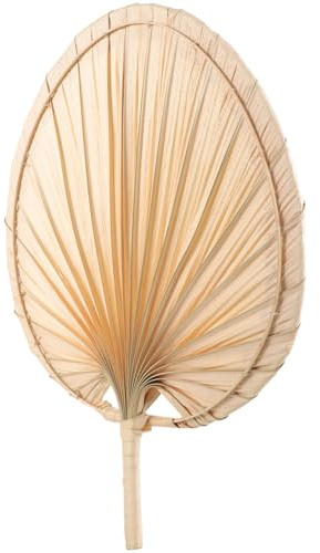 FUTUREORYY Ventaglio Fatto a Mano in Foglie di Palma Naturali, Stile Cinese, Intrecciato a Mano, per Decorazioni da tavola per Feste di Matrimonio, Forniture per Il Raffreddamento Estivo