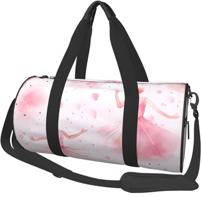 Balettdansare resa duffelväska ballerina gymväska för män kvinnor, sport kappsäck, handbagage för weekendresor, arbete, camping