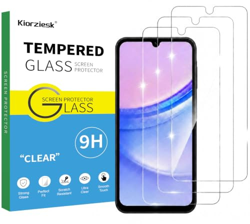 3 Pezzi Vetro Temperato Schermo Compatibile per Samsung Galaxy A34, A15, M15, 4G/5G, Pellicola Proteggi Protettiva Durezza 9H Senza Bolle Anti Graffio Anti Impronte Trasparente Resistente HD Chiaro