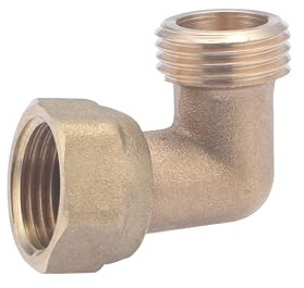 Coude Laiton Mâle Femelle Ecrou Tournant à Visser 15x21 (1/2) NOYON & THIEBAULT