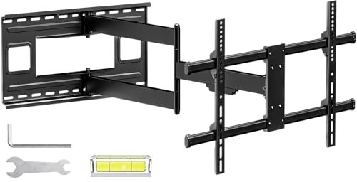 PUTORSEN 101 cm Braccio Lungo Staffa per TV con Movimento Girevole ed estendibile -Supporto per Montaggio a Parete per TV da 43-80” -Staffa Ultra Resistente 50kg, Max. VESA 800x400mm