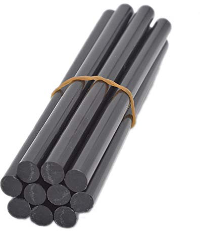 HNGM Klebesticks 20 Teile/Satz 11mmx200mm 270mm 300mm ungiftig Massive Schwarzkleber Sticks Auto Body PainlTess Delle Reparatur für 11mm Klebepistole (Diameter : 11mm, Length : 200mm)