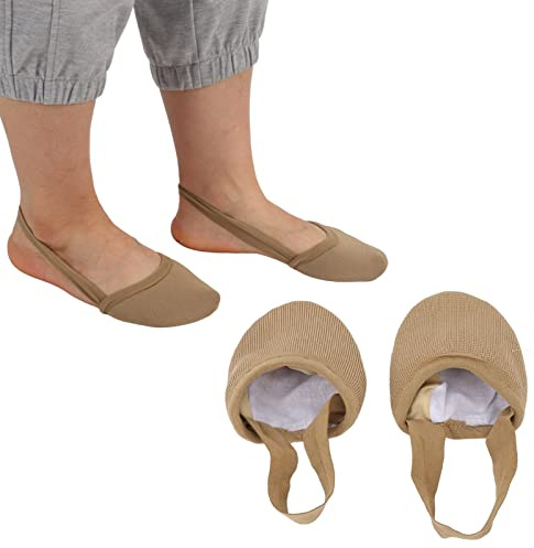Chaussures de danse rythmique demi-semelle, respirantes, extensibles, antidérapantes, pour la pratique de la danse, du yoga
