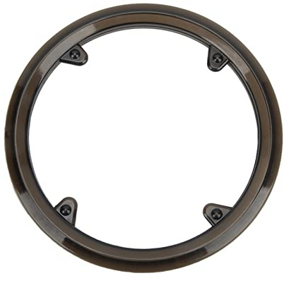 AYNEFY Protecteur de Chaîne, Housse de Protection pour Pignon de Vélo avec 4 Trous en Plastique pour Roue de Chaîne de Vélo, Housse de Protection pour Pédalier de Roue Noire
