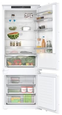 Bosch - Frigorífico combi integrable, Serie 4, NoFrost, Home Connect, VitaFresh XXL, Muy Silencioso, Blanco, KBN96VFE0.